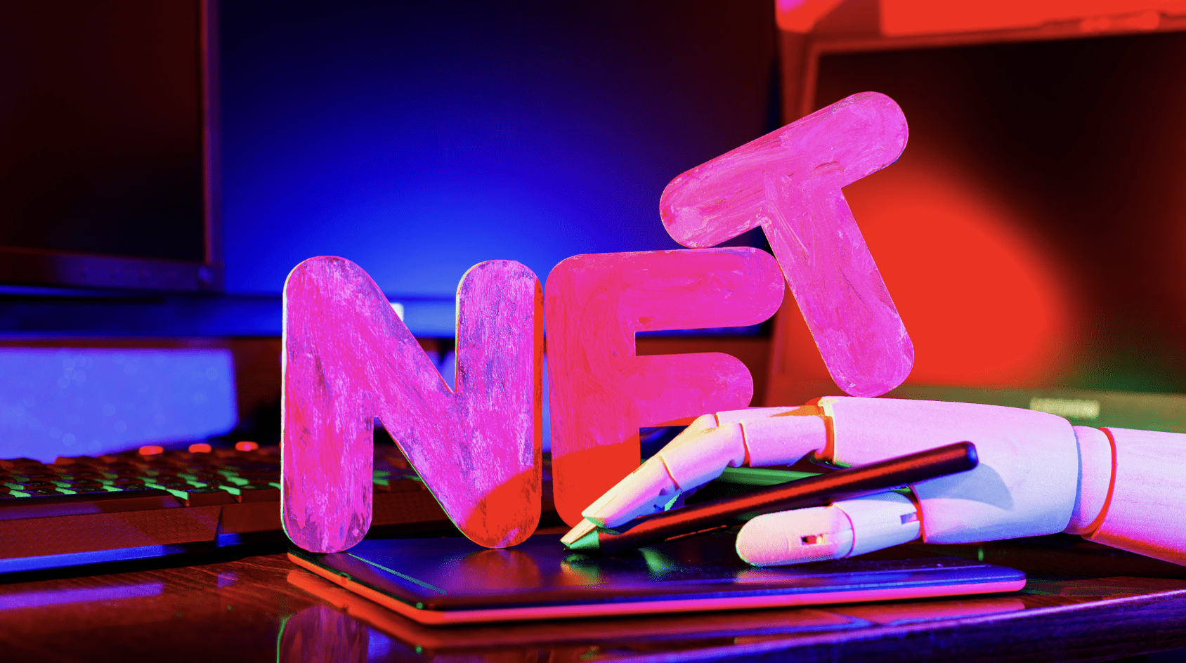 NFT with Robot Hand